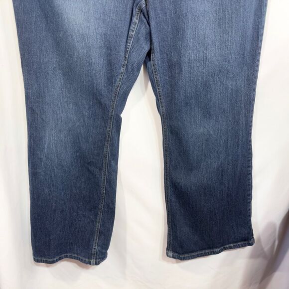 Cato Plus Size 24W‎ Jeans Straight Leg Blue Denim Stretch High Rise Womens 1408 - Picture 4 of 8